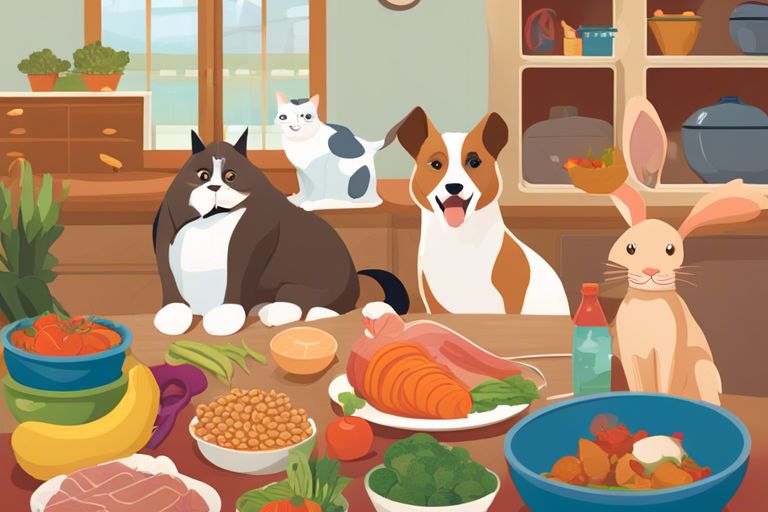 What are the nutritional needs of active pets?