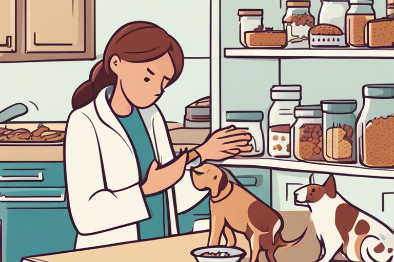 What are the signs of food allergies in pets?